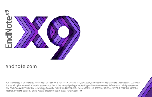EndNote X9文献管理软件安装包下载及安装教程
