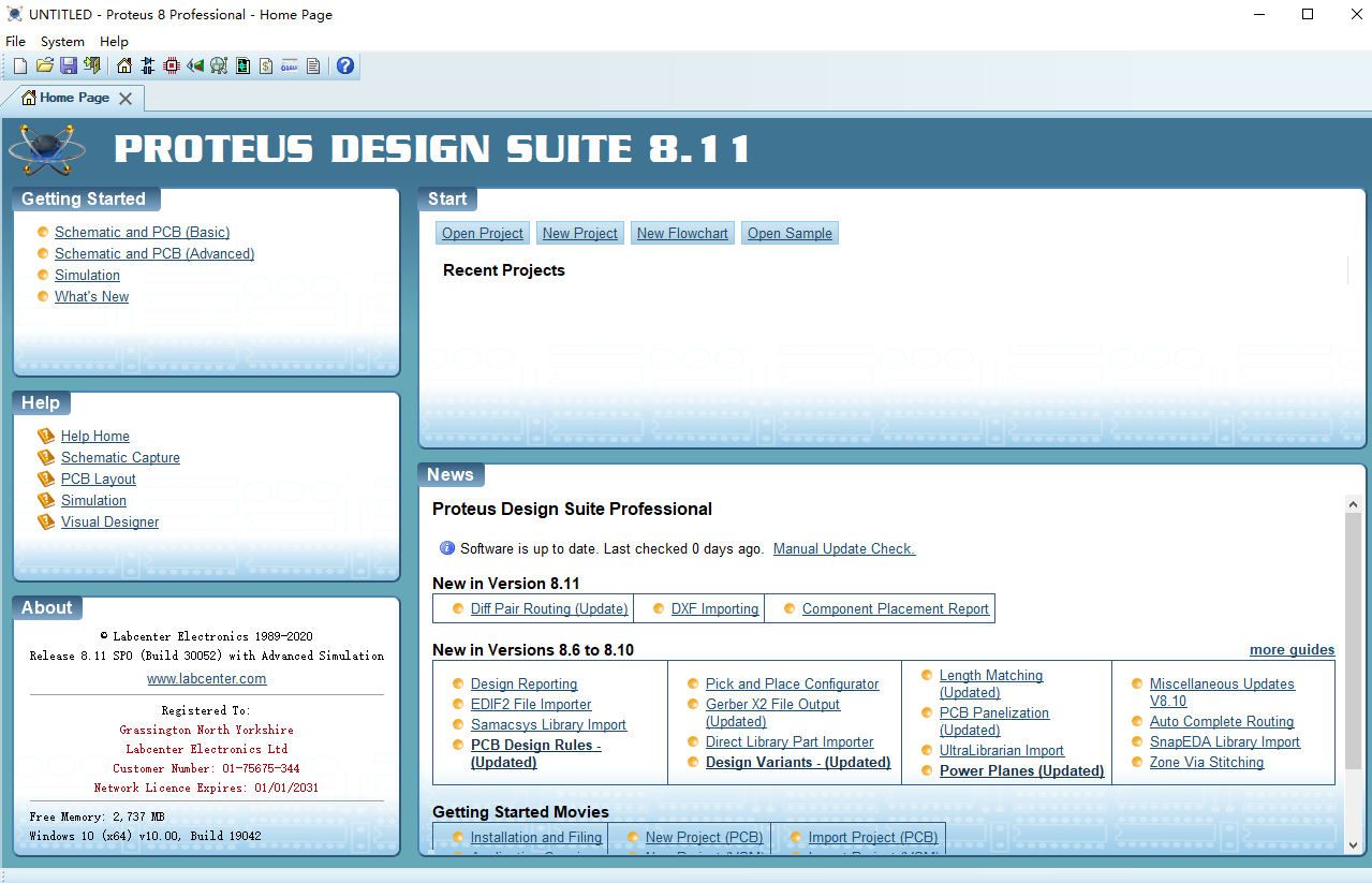 Proteus 8.11安装包下载安装教程